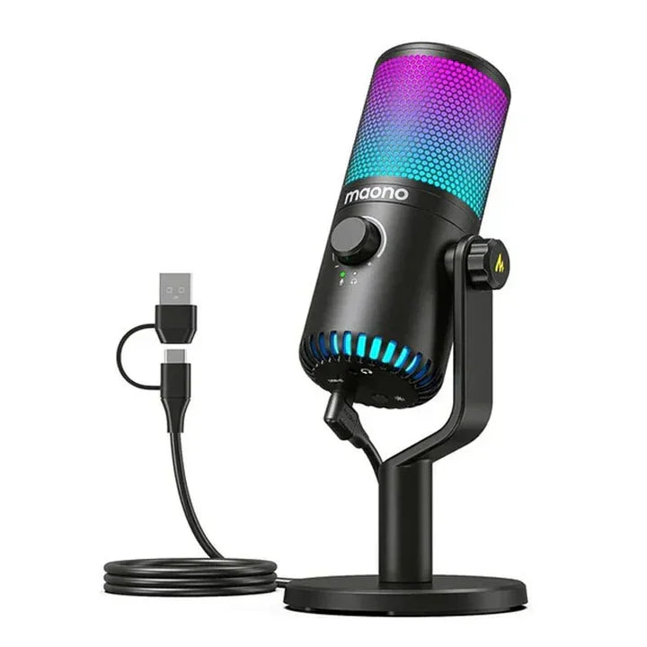 Maonocaster DM30 RGB USB Programmable Gaming Microphone for PC - Tashqila Maonocaster DM30 RGB USB Programmable Gaming Microphone for PC - Tashqila